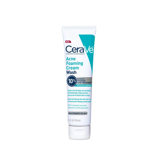 CeraVe Acne Foaming Wash Cream, 5 oz Skin Care Pasteur Pharmacy