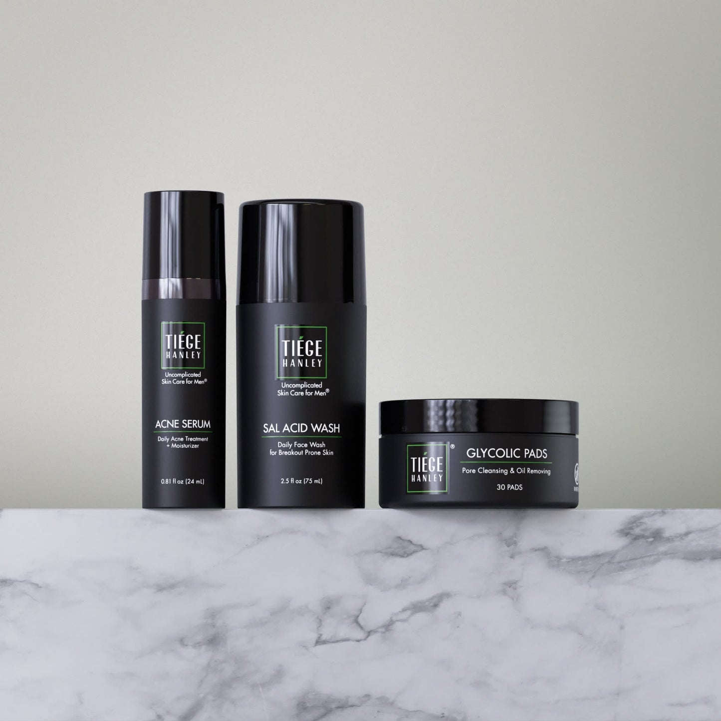 The TiegeClear® ACNE Essentials Routine for Men System Tiege Hanley