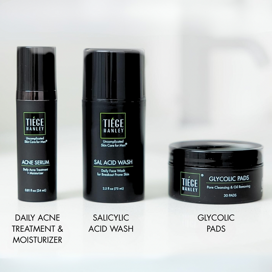 The TiegeClear® ACNE Essentials Routine for Men System Tiege Hanley