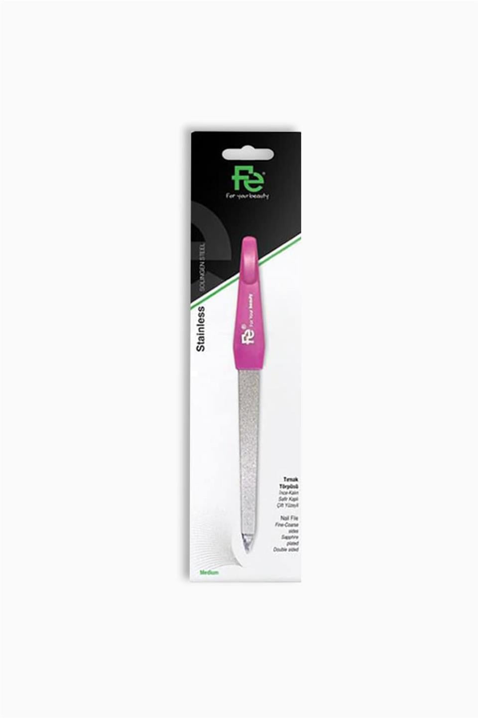 Fe Medium Sapphire Nail File for Shaping and Smoothing 1 pc