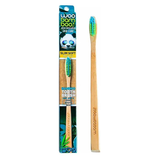 Woobamboo Soft Slim Handle Bamboo Toothbrush Bamboo Toothbrush Pasteur Pharmacy