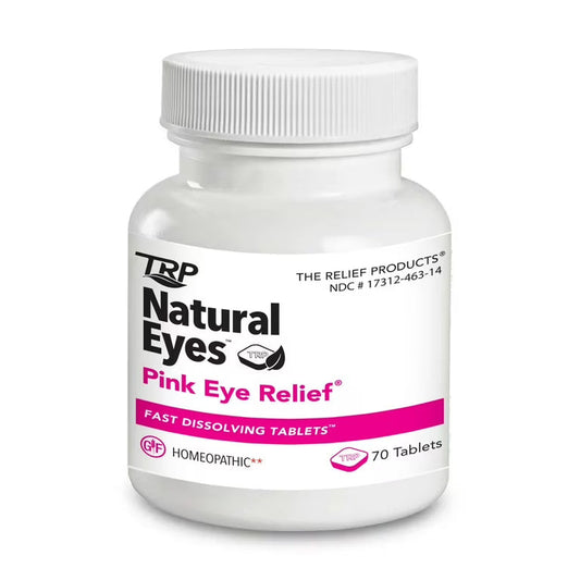 TRP Natural Pink Eye Relief Tablets – 70 Count Vision Care Pasteur Pharmacy