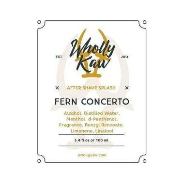 Wholly Kaw Fern Concerto Shaving Collection Shaving Set Pasteur Pharmacy Aftershave Splash 4 oz