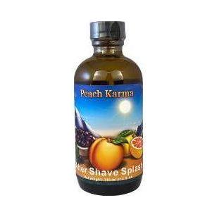 Wholly Kaw Peach Karma Shaving Collection Shaving Set Pasteur Pharmacy Aftershave Splash 4 oz