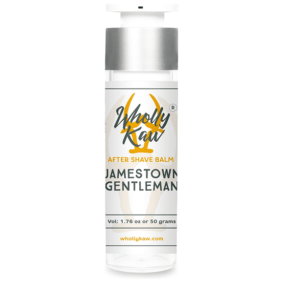 Wholly Kaw Jamestown Gentleman Shaving Collection Shaving Set Pasteur Pharmacy Aftershave Balm 1.76 oz