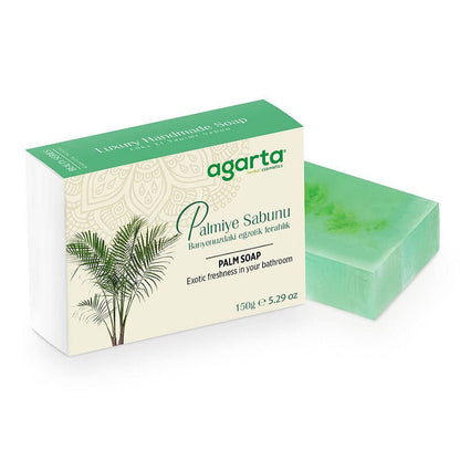 Jabón de aceite de palma Agarta Limpiador purificante natural 150g