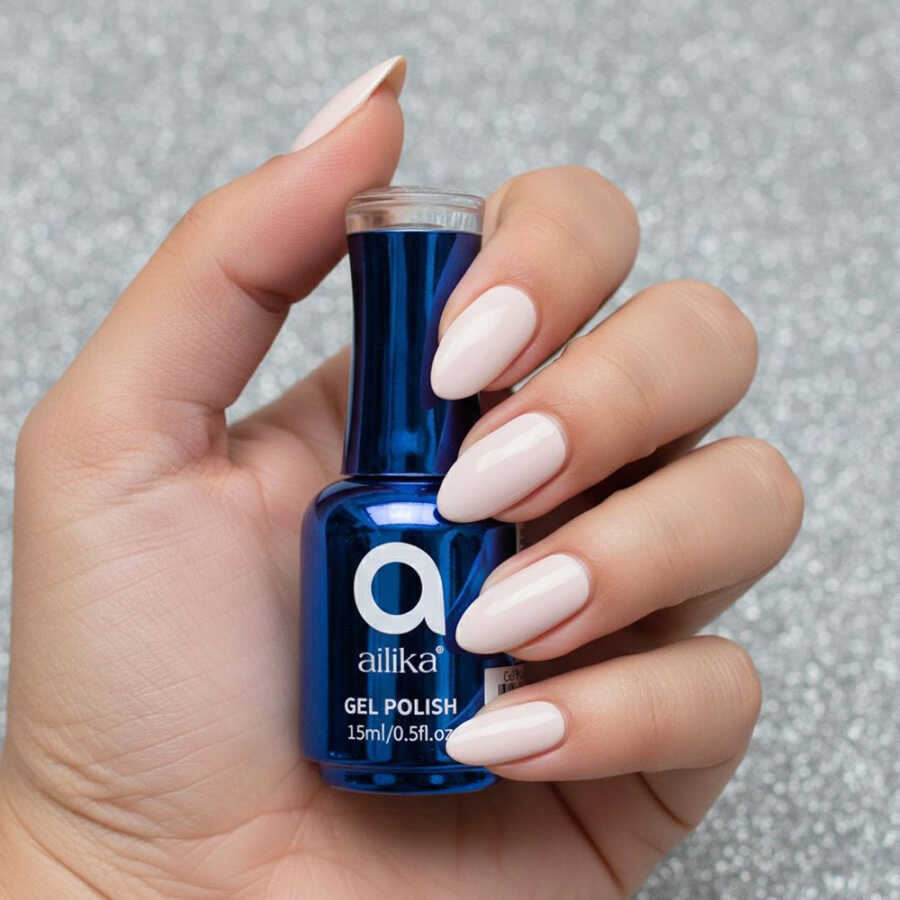 Ailika 014 Gel Nail Polish Deep Sapphire Shimmer 15 ml