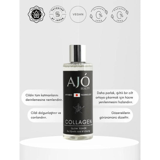 Ajo Beauty Collagen Brightening Toner for Radiant Skin 200ml