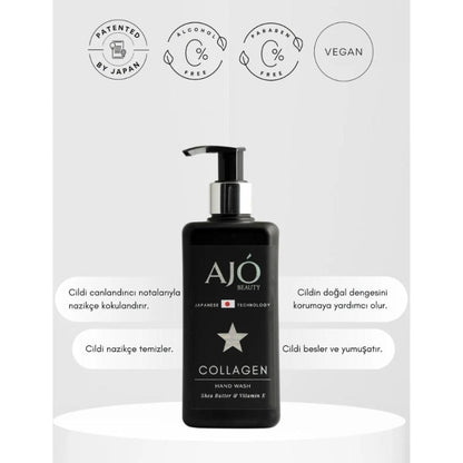 Savon liquide au collagène Ajo Beauty pour des mains douces 250 ml