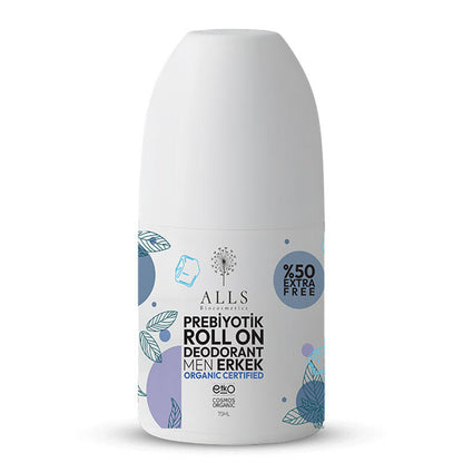Desodorante prebiótico orgánico para hombre Alls Biocosmetics 75 ml