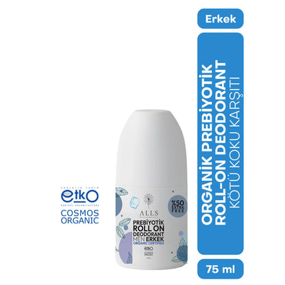Desodorante prebiótico orgánico para hombre Alls Biocosmetics 75 ml