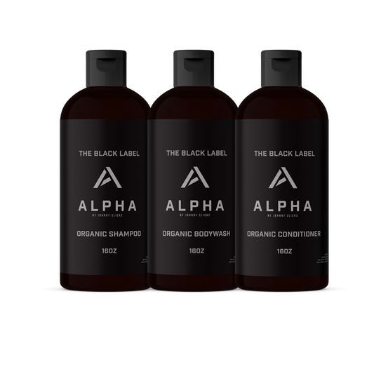 Johnny Slicks Black Label Shower Set Johnny Slicks Alpha Liquid