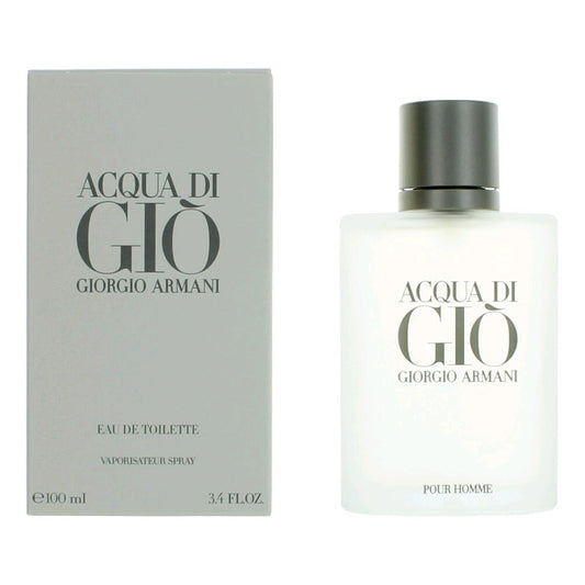 Acqua Di Gio by Giorgio Armani, 3.4 oz Eau De Toilette Spray for Men Giorgio Armani Giorgio Armani