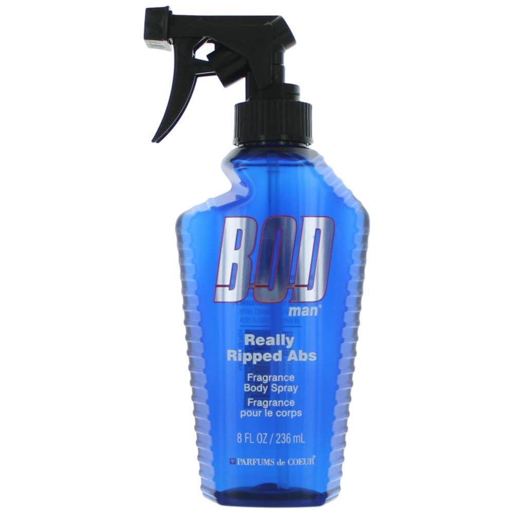 Bod Man Really Ripped Abs by Parfums De Coeur, 8 oz Fragrance Body Spray for Men