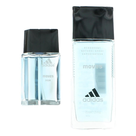 Adidas Moves by Adidas, 2 Piece Gift Set for Men Men Gift Sets Adidas