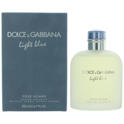Light Blue by Dolce & Gabbana Eau De Toilette Spray for Men — Classic Men's Fragrance Light Blue Dolce & Gabbana 6.7 oz