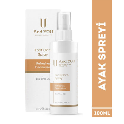 Spray rafraîchissant pour les pieds And You aux huiles essentielles 100 ml