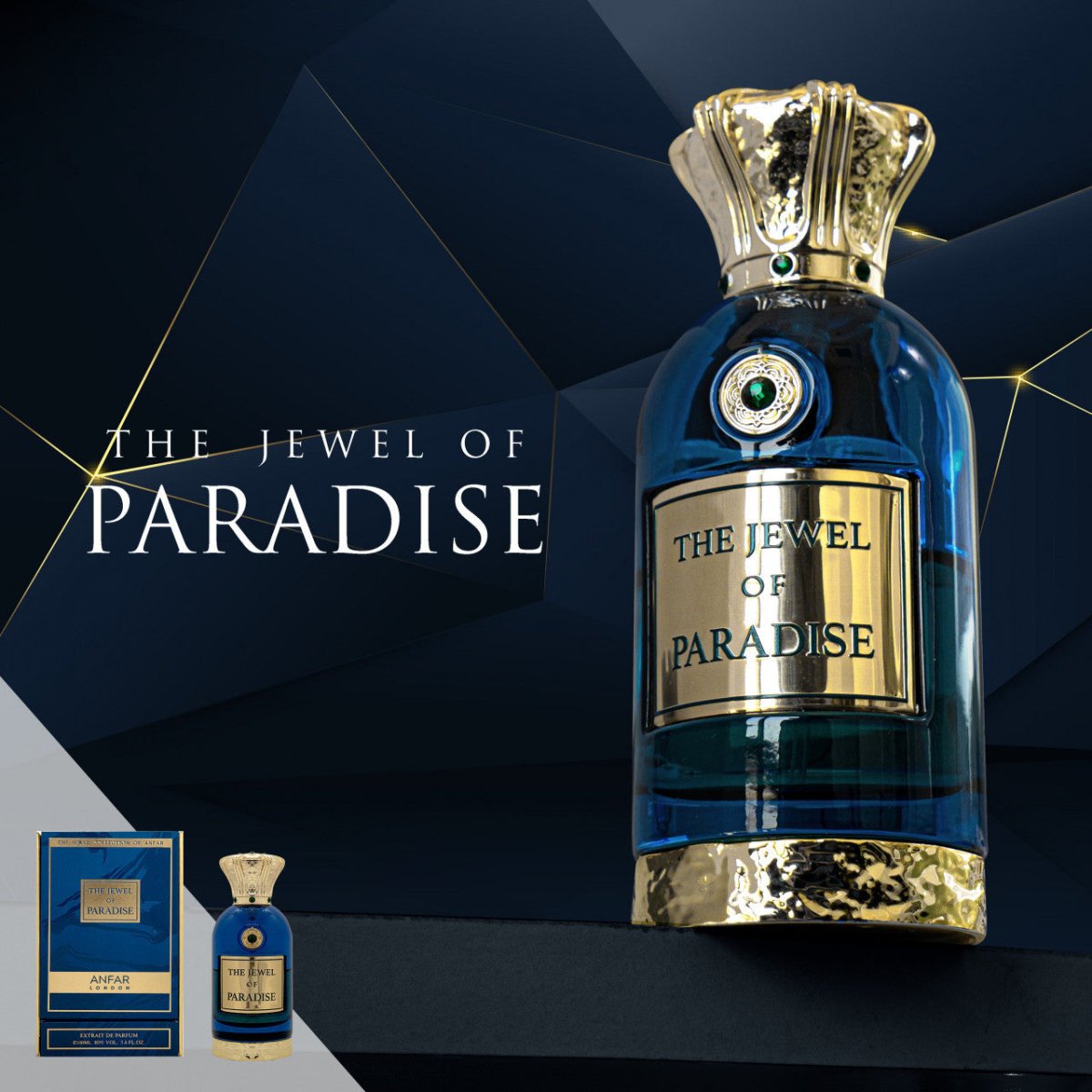 Anfar London The Jewel Of Paradise Extrait De Parfum for Women 100Ml 3.4Oz