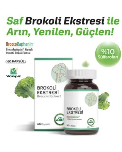 Complément alimentaire à base d'extrait de brocoli Broccoraphanin, 60 gélules