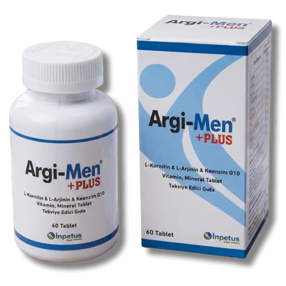 Suplemento dietético Inpetus Argi-Men Plus, 60 tabletas