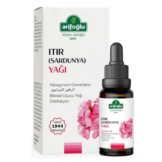 Arifoglu Pure Geranium Essential Oil for Skin and Hair 10ml