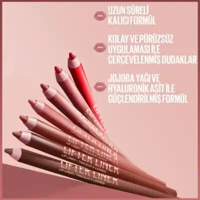 Delineador de labios Maybelline Lifter: Define y da volumen a los labios - Fórmula de larga duración - 04 Out of Line