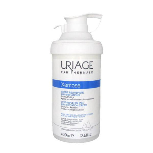 Uriage Xemose Lipid Replenishing Cream 400ml - Moisturizing Cream for Dry Skin, Hydrating Face & Body Cream for Babies & Adults