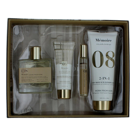 Work From Home by Memoire Archives, 4 Piece Gift Set for Unisex Unisex Gift Sets Memoire Archives