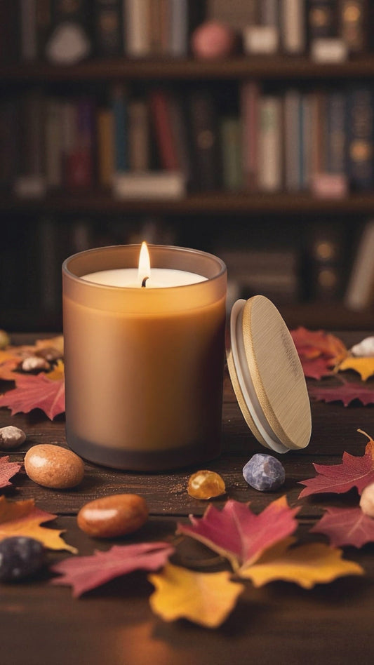 KARMA CANDLE - HIDDEN CRYSTALS INSIDE! -- by Moon Water Apothecary!