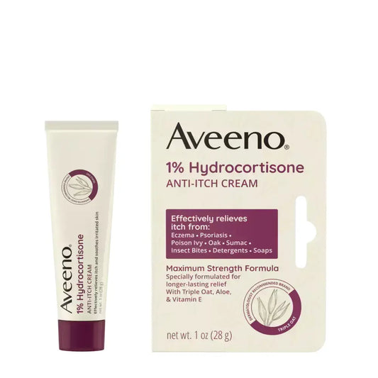 Aveeno Anti-Itch 1% Hydrocortisone Anti-Itch Cream, Tube 1 oz. Anti-Itch Cream Pasteur Pharmacy