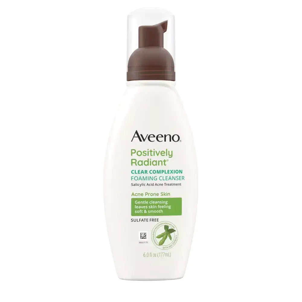 Aveeno Clear Complexion Foaming Facial Cleanser Oil-Free 6 oz Facial Cleanser Pasteur Pharmacy