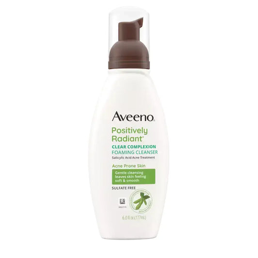Aveeno Clear Complexion Foaming Facial Cleanser Oil-Free 6 oz Facial Cleanser Pasteur Pharmacy