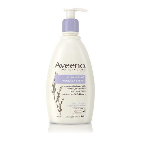 Aveeno Active Naturals Stress Relief Moisturizing Lotion, 12 Fl Oz Moisturizing Lotion Pasteur Pharmacy