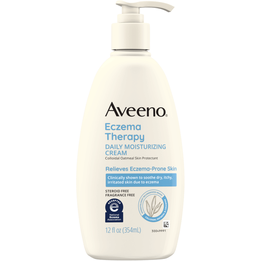 Aveeno Active Naturals Eczema Therapy Moisturizing Cream, 12 fl oz Moisturizing Cream Pasteur Pharmacy