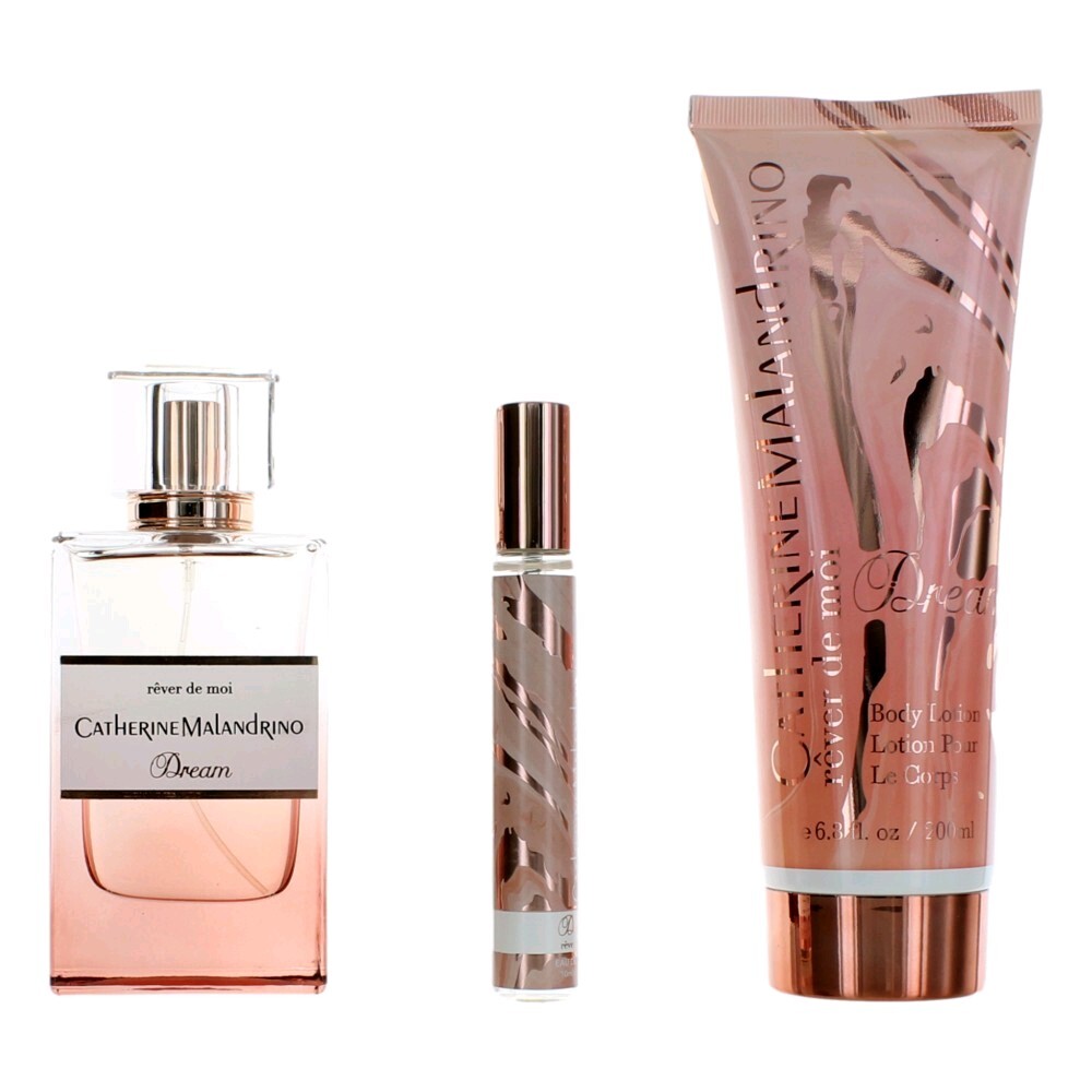 Dream by Catherine Malandrino, 3 Piece Gift Set for Women Women Gift Sets Catherine Malandrino