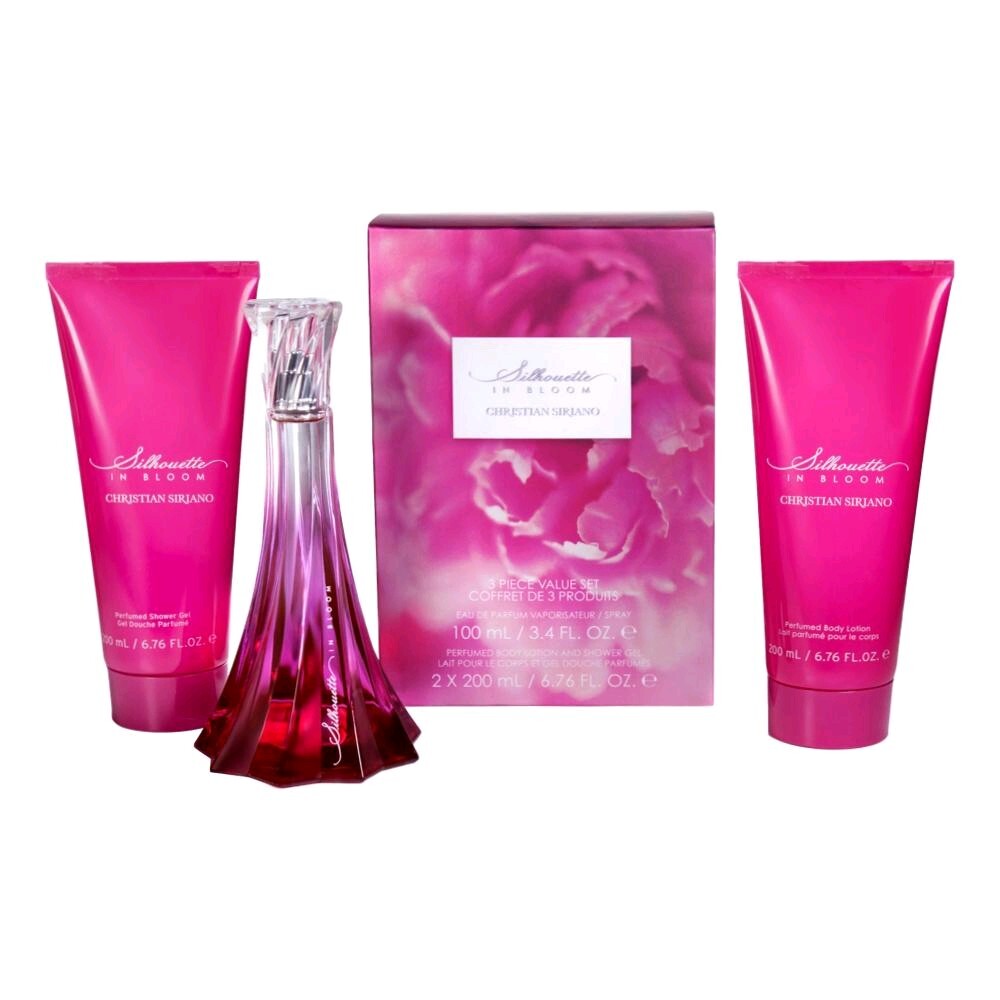 Silhouette In Bloom by Christian Siriano, 3 Piece Gift Set for Women Women Gift Sets Christian Siriano