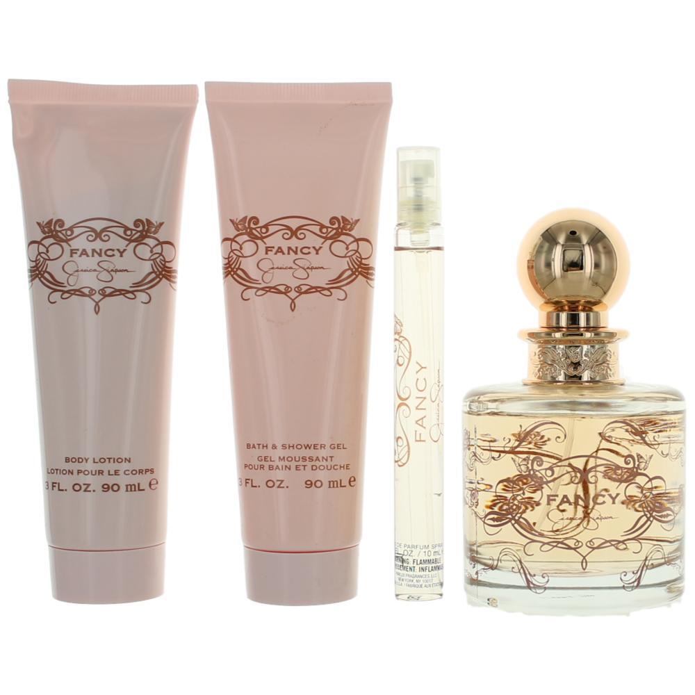 Fancy by Jessica Simpson, 4 Piece Gift Set for Women Women's Fragrances Jessica Simpson