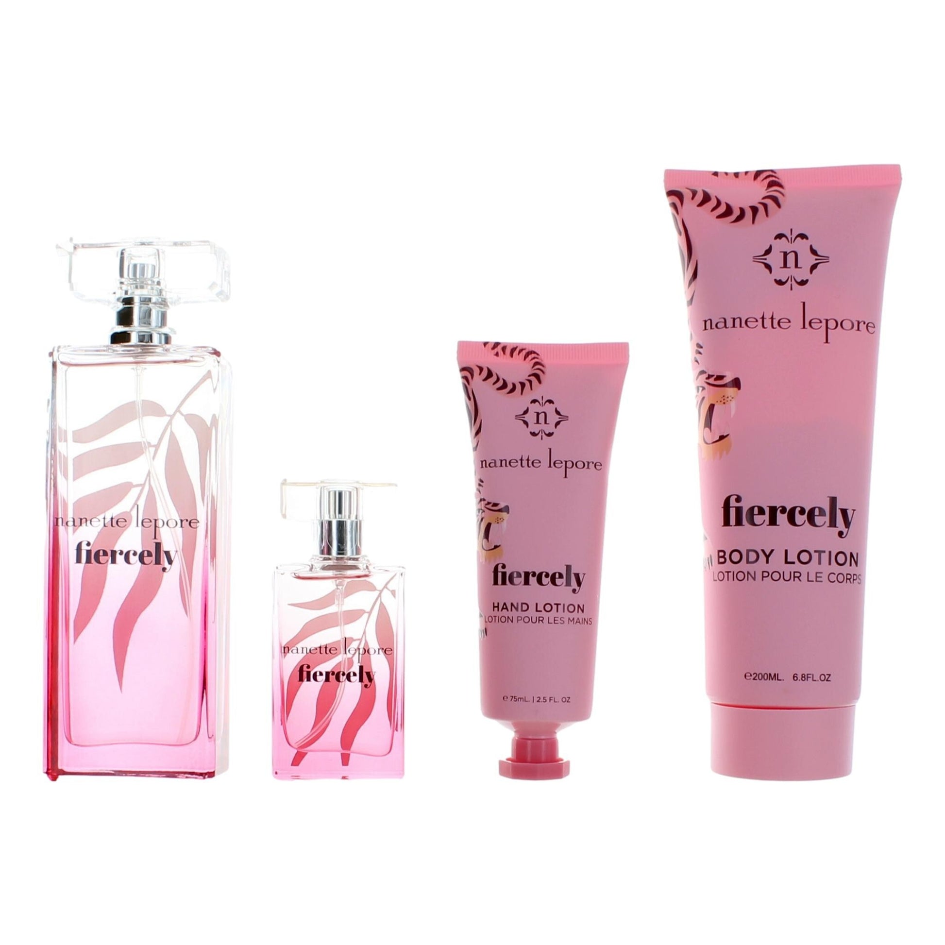 Fiercely by Nanette Lepore. 4 Piece Gift Set for Women Women Gift Sets Nanette Lepore