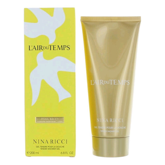 L'air du Temps by Nina Ricci, 6.8 oz Tender Shower Gel for Women (Lair) Nina Ricci Nina Ricci