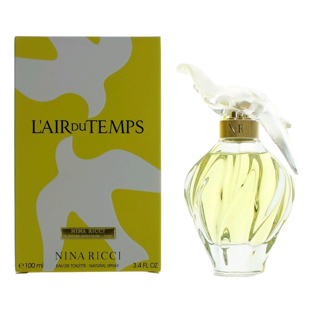 L'air du Temps by Nina Ricci, 3.4 oz Eau De Toilette Spray for Women Fragrances for Women Nina Ricci