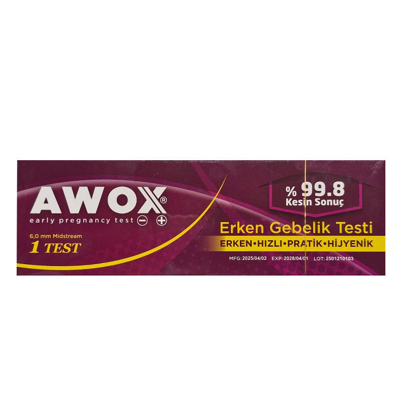 Awox Early Pregnancy Test for Fast Results 1 Count