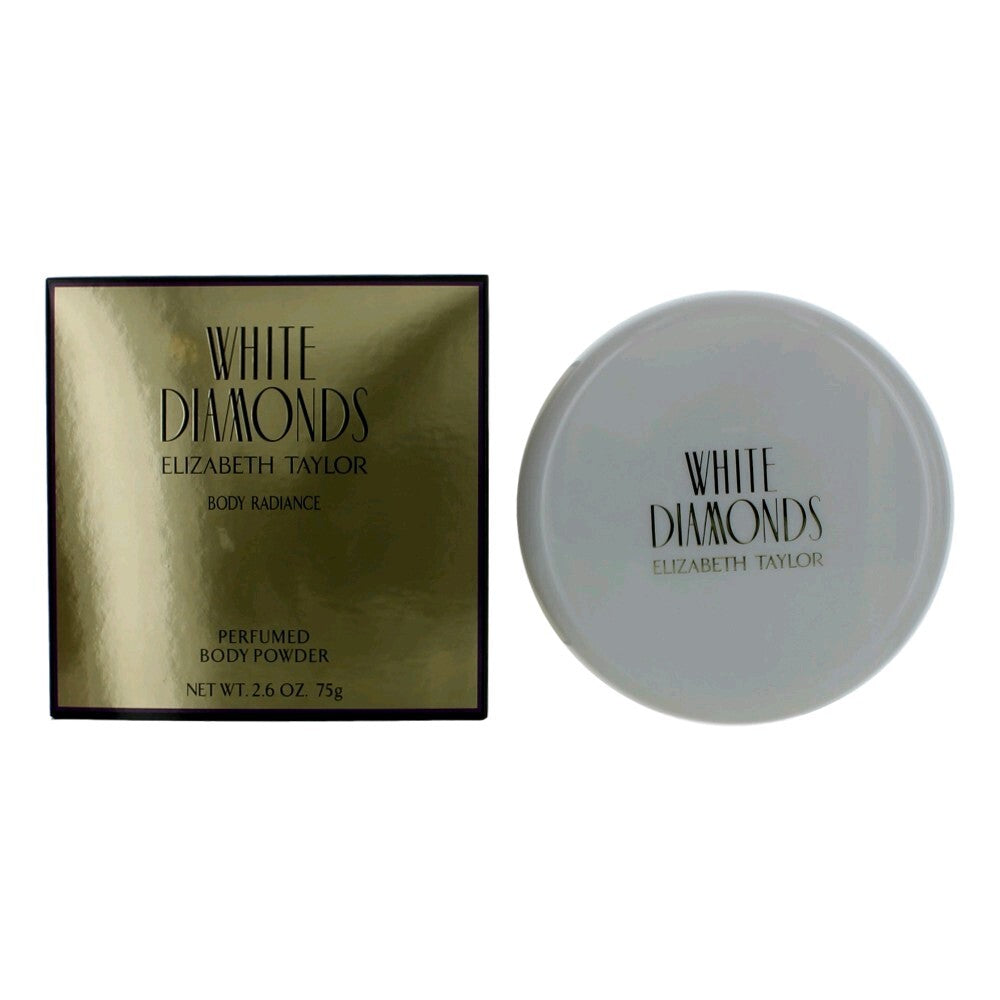White Diamonds by Elizabeth Taylor, 2.6 oz Perfumed Body Powder for Women Elizabeth Taylor Elizabeth Taylor