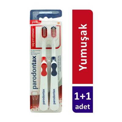 Brosse à dents souple Parodontax pour le soin des gencives - Douce pour les gencives et les dents - Lot de 2