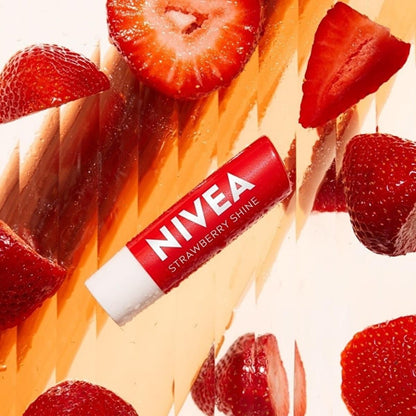 Baume à lèvres nourrissant Nivea avec hydratation 24h - Baume à lèvres sans huile minérale