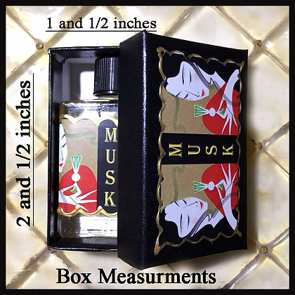 Seventh Muse, Perfume Oil in Black Box, Musk Scent