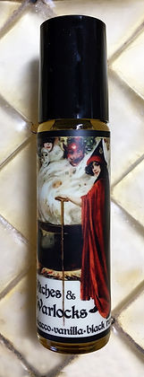 Seventh Muse, Roll On Perfume Oil, 1/3 oz Glass Bottle, Witches & Warlocks