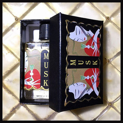 Seventh Muse, Perfume Oil in Black Box, Musk Scent
