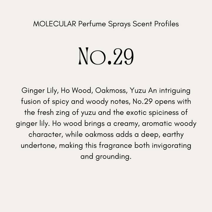 Buffalo Gal, MOLECULAR Clean Natural Perfume Sprays, 30ml/1oz