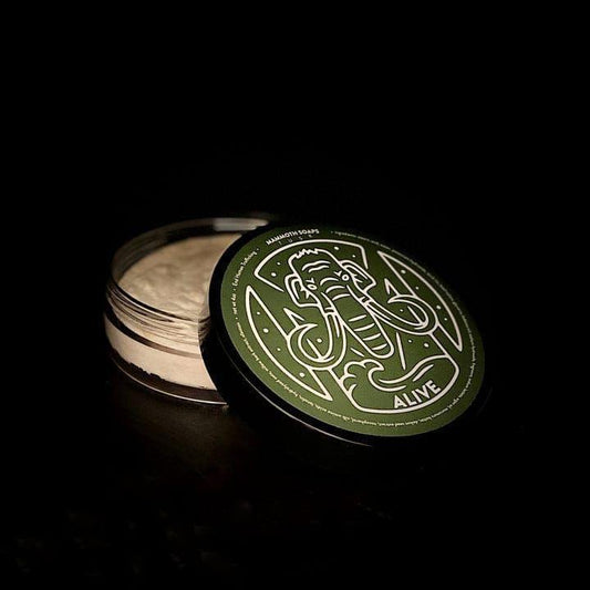 House of Mammoth Alive Shaving Collection Shaving Set Pasteur Pharmacy Shaving Soap 4 oz
