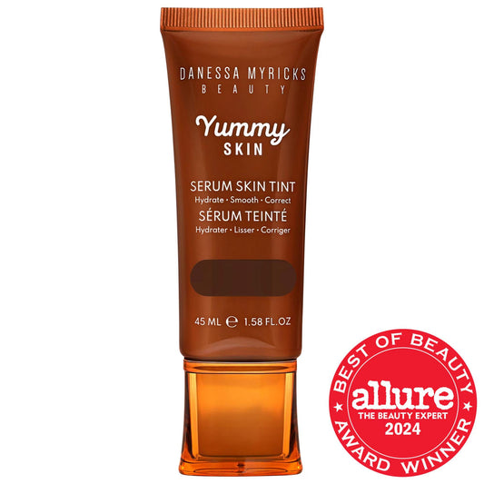 Yummy Skin Soothing Serum Skin Tint Foundation with Peptides + Ceramides - Hydrating, Clean Beauty Dewy Coverage Makeup